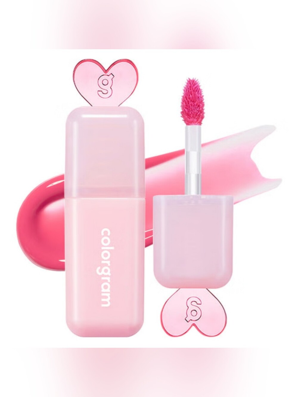 COLORGRAM Juicy Drop Tint 05 Pink Melon Juicy Lip Gloss, Glowing Lip Stain